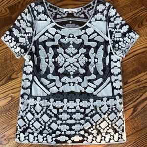 Embroidered patterned shirt